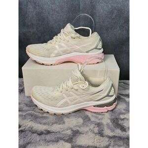 Asics GT-2000 9 Running Shoes Cream Pink 1012A859 Sneakers Womens 7